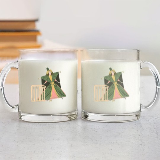 Discover The Gone With the Wind curtain dress - Sketch - Glass Mugs