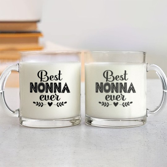 Discover Best Nonna Ever Grandma - Nonna - Glass Mugs