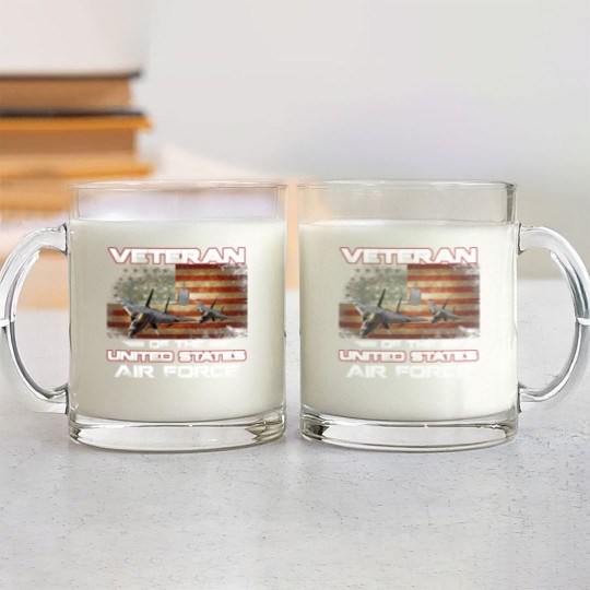 Discover Veteran of the United States US Air Force Glass Mugs