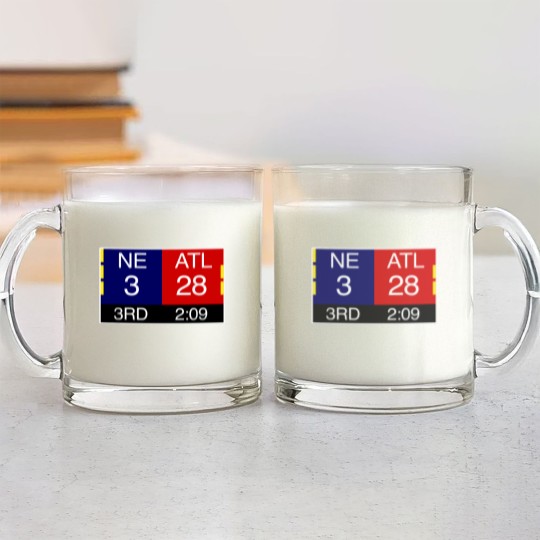Discover Final NE 3 ATL 28 Glass Mugs | Great Comeback Glass Mugs