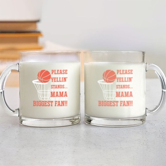 Discover Basketball Mama Player Hoop Junkie Mothers Day Mom Glass Mugs
