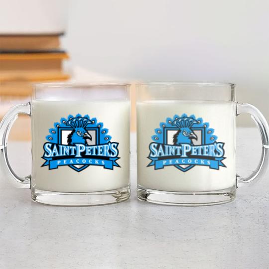 Discover Saint Peter’s Peacocks Glass Mugs