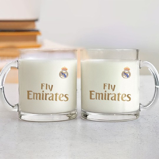 Discover Real Madrid Kit 2020/21 Glass Mugs