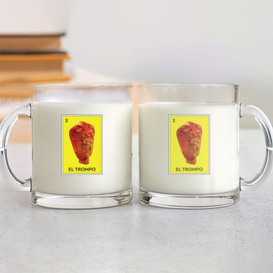 Discover El Trompo Al Pastor Loteria Mexican Game Funny Carne Asada Tacos Burritos - Meat - Glass Mugs