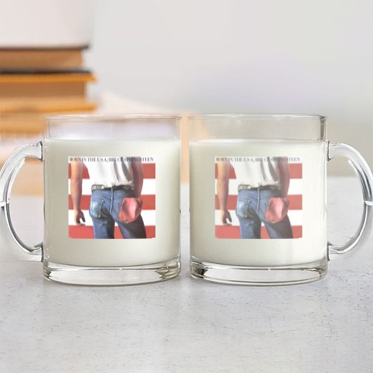 Discover Bruce Springsteen Born In The USA Rock Glass Mugs Glass Mugs