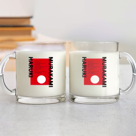 Discover Haruki Murakami Books - Murakami - Glass Mugs