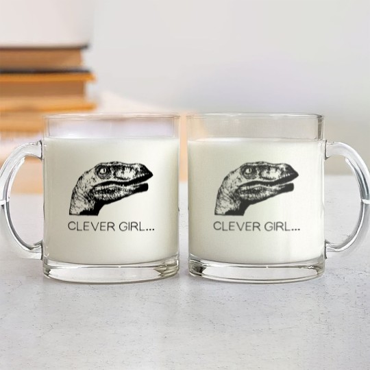 Discover clever girl Glass Mugs