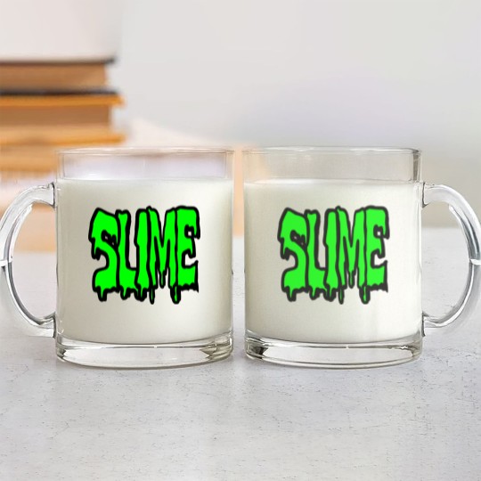 Discover Slime, nothing but pure disgusting slime Glass Mugs