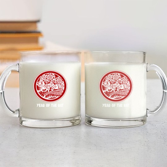 Discover Year of the Rat - Year Of The Rat - Glass Mugs
