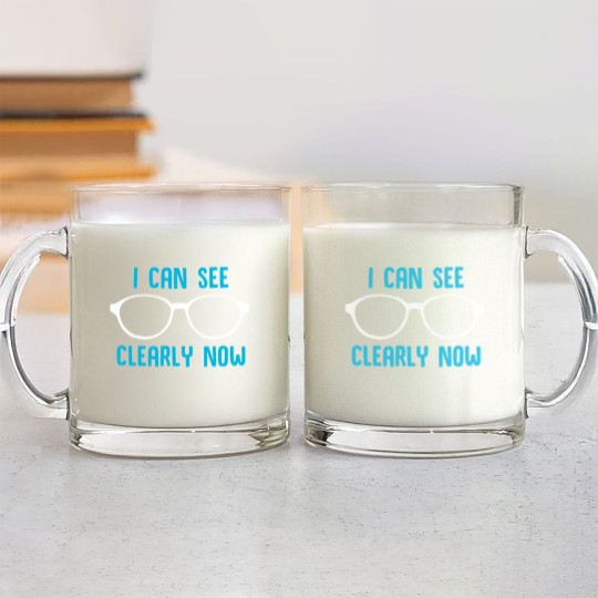 Discover I Can See Clearly Now Glass Mugs