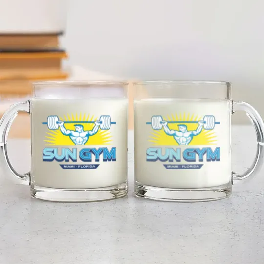 Discover sun gym Glass Mugs Glass Mugs