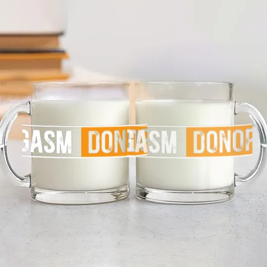 Discover Orgasm Donor Adult Humor Dirty Jokes Sarcastic Glass Mugs