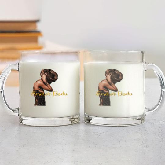 Discover Erykah Badu Glass Mugs