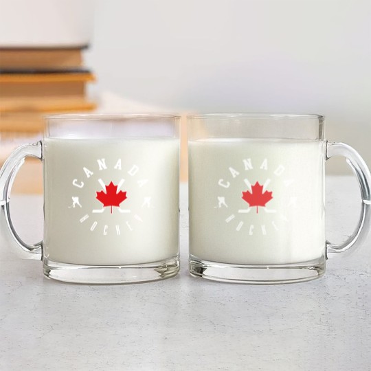 Discover Canada National Team - Canada Hockey - Glass Mugs
