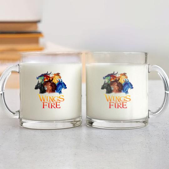 Discover Love Dragons Graphic Wings Of Fire Manga Series Glass Mugs