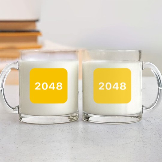 Discover 2048 Glass Mugs