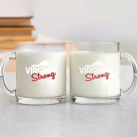 Discover Virginia Beach Strong Glass Mugs
