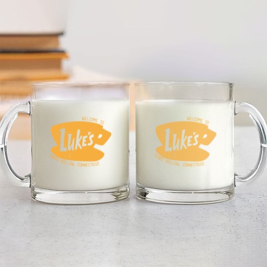 Discover Retro Luke's Diner Glass Mugs, Luke's Diner Glass Mugs, Stars Hollows Glass Mugs
