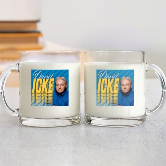 Discover David Icke #4 ///// New Age 90s Homage - David Icke - Glass Mugs