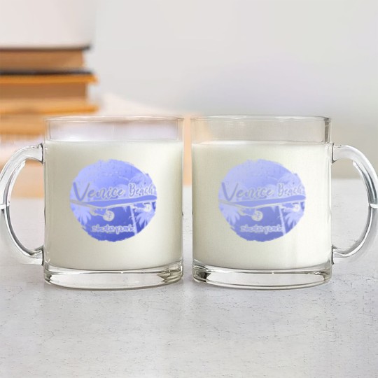 Discover Venice Beach Skatepark Glass Mugs