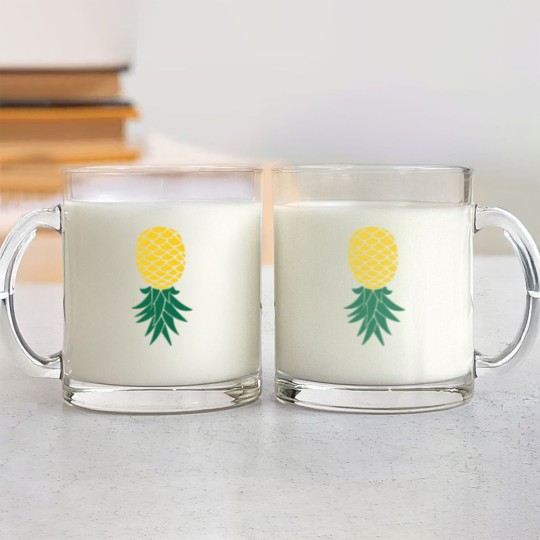 Discover Upside Down Pineapple Glass Mugs Glass Mugs