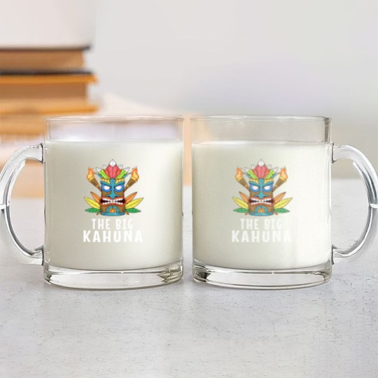 Discover Awesome The Big Kahuna Tiki Gift Print Hawaiian Glass Mugs