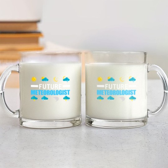 Discover Future Meteorologist Children Weather Forecaster Glass Mugs