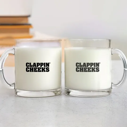Discover CLAPPIN CHEEKS Glass Mugs