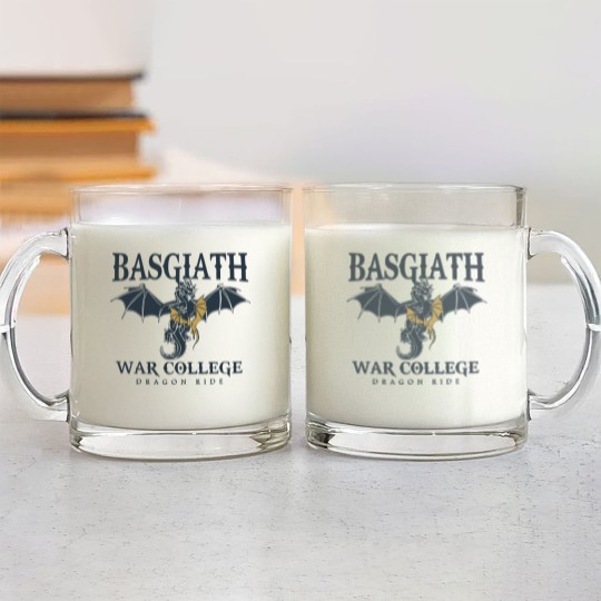 Discover Basgiath War College Glass Mugs, Fourth Wing Glass Mugs