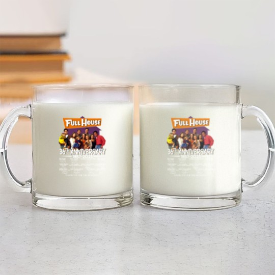 Discover Full House Glass Mugs, Thank You Glass Mugs, Jesse And The Rippers Glass Mugs