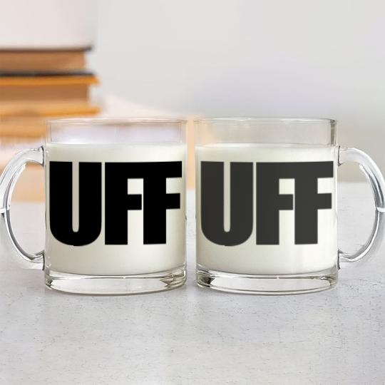 Discover UFF Schwarz Glass Mugs