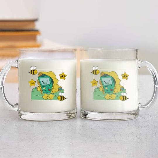 Discover Bimo _Beemo Cartoon - Adventure Time - Glass Mugs