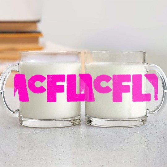 Discover McFly Logo pink Glass Mugs