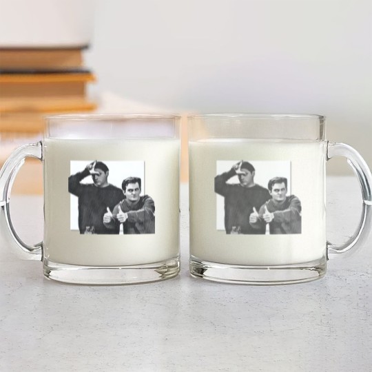 Discover Chandler Bing-Joey Tribbiani Glass Mugs Bing Tribbiani Glass Mugs