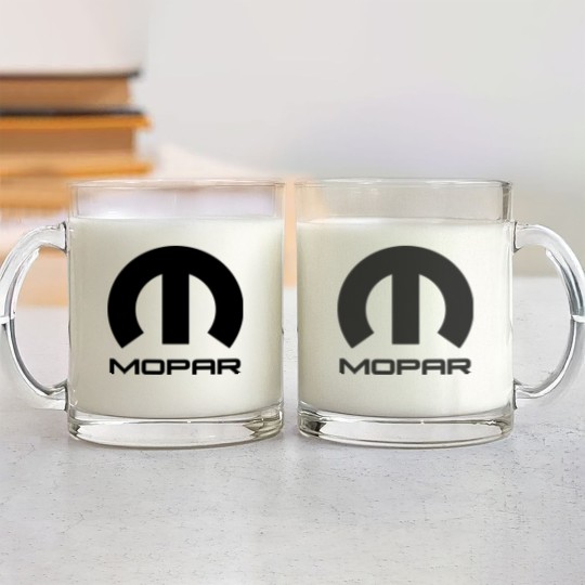 Discover Mopar Life Glass Mugs