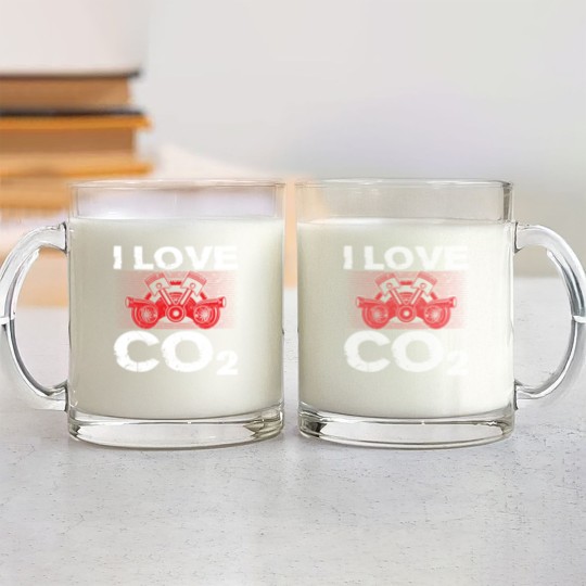 Discover I Love CO2 I Love Diesel Tuning Tuner Glass Mugs