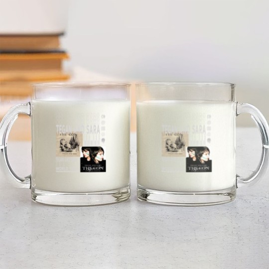 Discover Tegan and Sara Music Glass Mugs, Vintage 90s Crybaby Tour 2023 Tickets Album The Con Graphic Glass Mugs