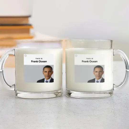 Discover This is Frank Ocean Meme Glass Mugs | unisex Heavy Glass Mugs