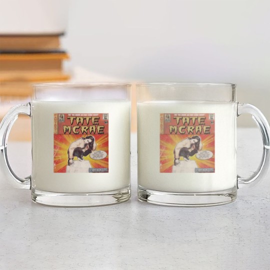 Discover Tate Mcrae Comic Glass Mugs, 90S Vintage Merch