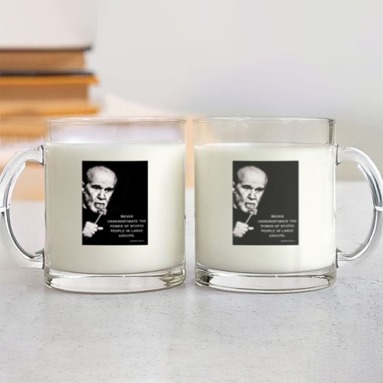 Discover George Carlin Glass Mugs
