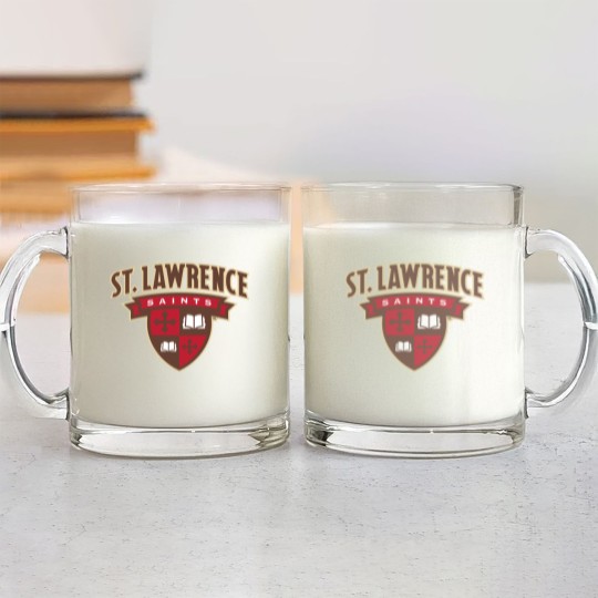 Discover St Lawrence University saints Glass Mugs