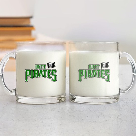 Discover Butt Pirates Green - Butt Purates - Glass Mugs