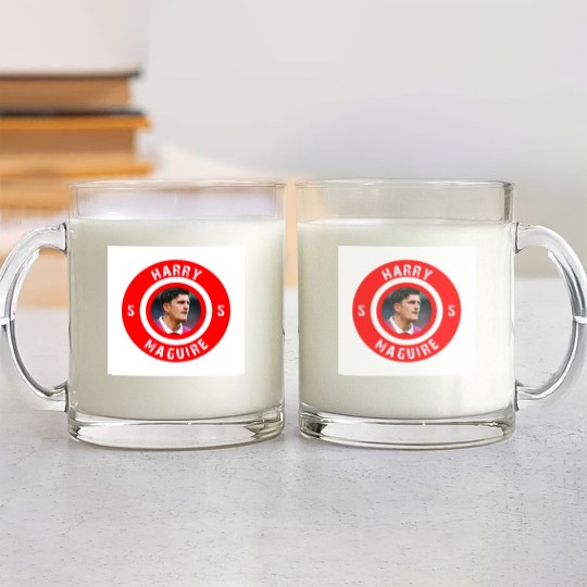 Discover Harry Maguire Throw Pillow Glass Mugs