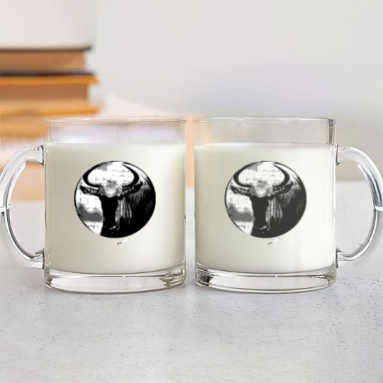 Discover Wildebeest GNU Wildlife Animal Safari Antelope Glass Mugs