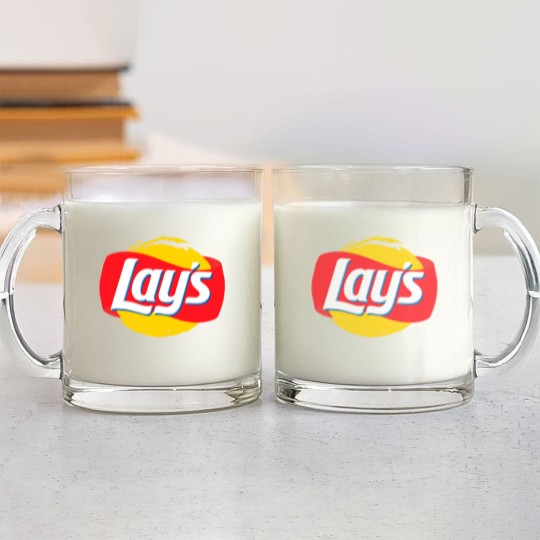 Discover Lays Snack Glass Mugs