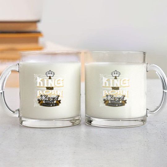 Discover Birthday March King Glass Mugs