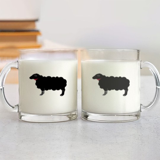 Discover The Black Sheep Glass Mugs