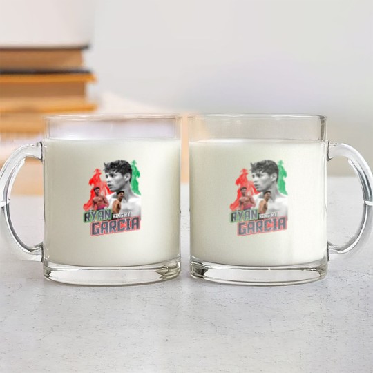 Discover Ryan Garcia T-ShirtKing Ry Vintage Classic Glass Mugs