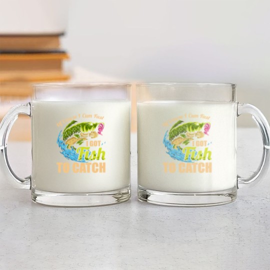 Discover Mens Of Course I Come Fast I Got Fish To Catch Fishing Gifts Glass Mugs