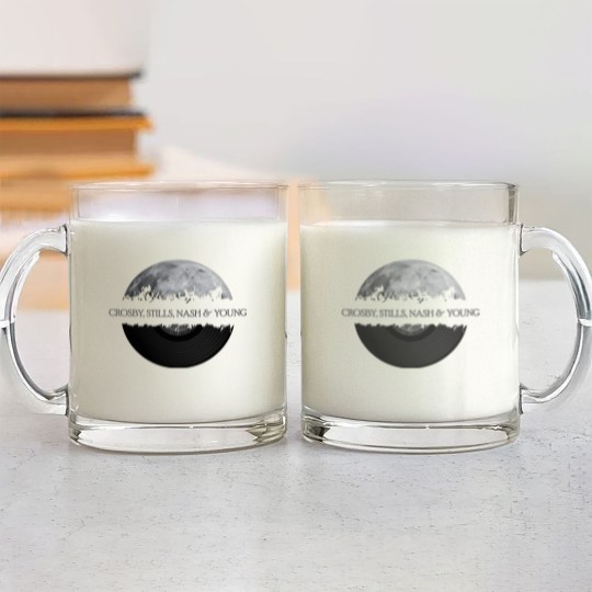 Discover Crosby, Stills, Nash Young moon - Crosby Stills Nash Young Moon - Glass Mugs